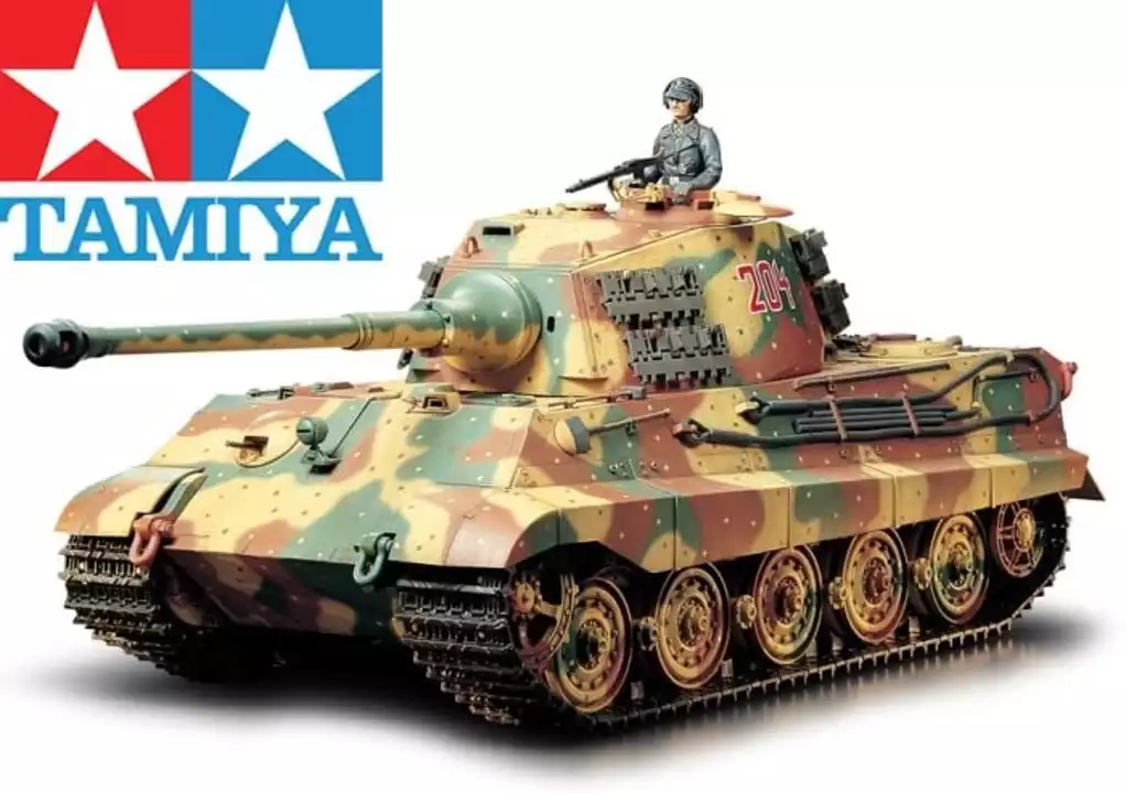 Modèle réduit R/C d'un char lourd King Tiger.