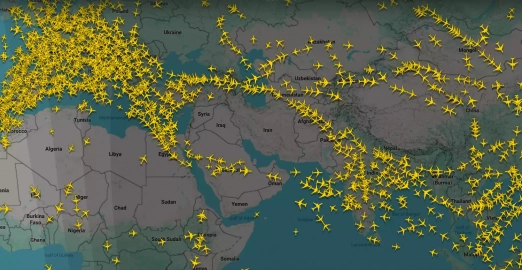 Iran : le trafic aérien au Moyen-Orient face à l’escalade