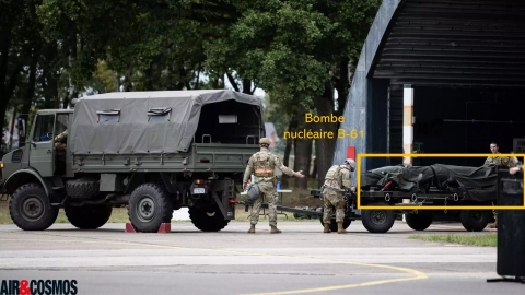 Decisive North 25 : militaires belges et américains se sont entrainés au maniement de bombes nucléaires sur la base aérienne de Kleine-Brogel