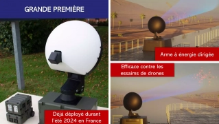 Toute première présentation publique d’E-Trap : l'arme anti-drone à impulsions électromagnétiques française