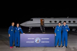 Sophie Adenot et son équipage arrivés en Floride