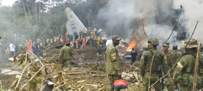 Colombie : terrible crash d’un avion de transport militaire