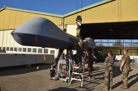 Le Reaper s'installe sur la base aérienne 126 de Solenzara