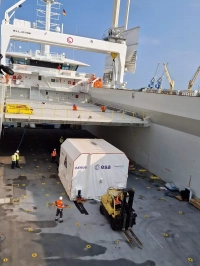 Le module de service lunaire européen ESM 3 à bon port