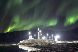 Veille de lancement sous les aurores