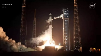 Bon vol Sophie Adenot ! Décollage de l'équipage Crew-12