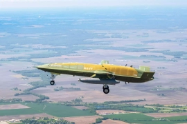 Drone ravitailleur : premier vol d’un MQ-25A opérationnel