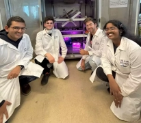 Expérience étudiante de botanique lunaire