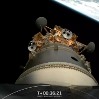 Premier allumage des moteurs de la mission lunaire Blue Ghost