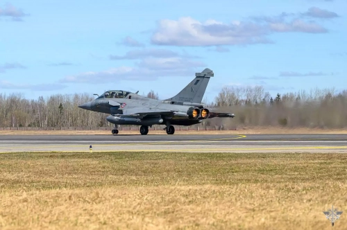 Toute première interception pour les Rafale en mer Baltique