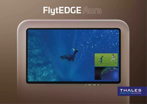 IFE : Thales dévoile le FlytEDGE Aura