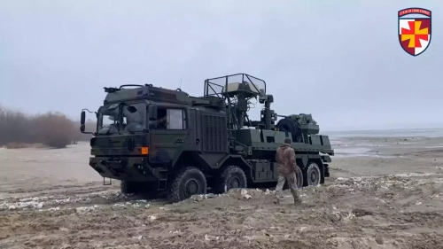 Premières images du canon antiaérien Terrahawk en Ukraine